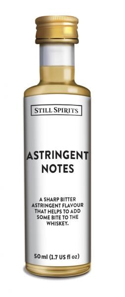 SS Top Shelf Whiskey Profile Astringent Notes