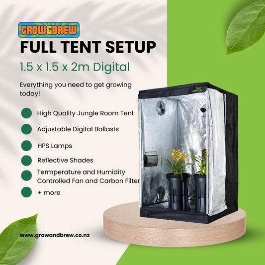 Full Tent Setup - 1.5 x 1.5 x 2m Digital